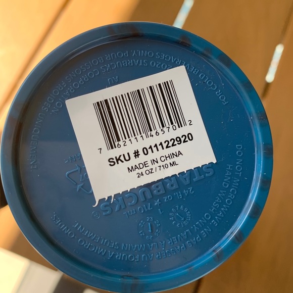 Starbucks Summer 2021 Red/ blue swirl Venti - Picture 5 of 5